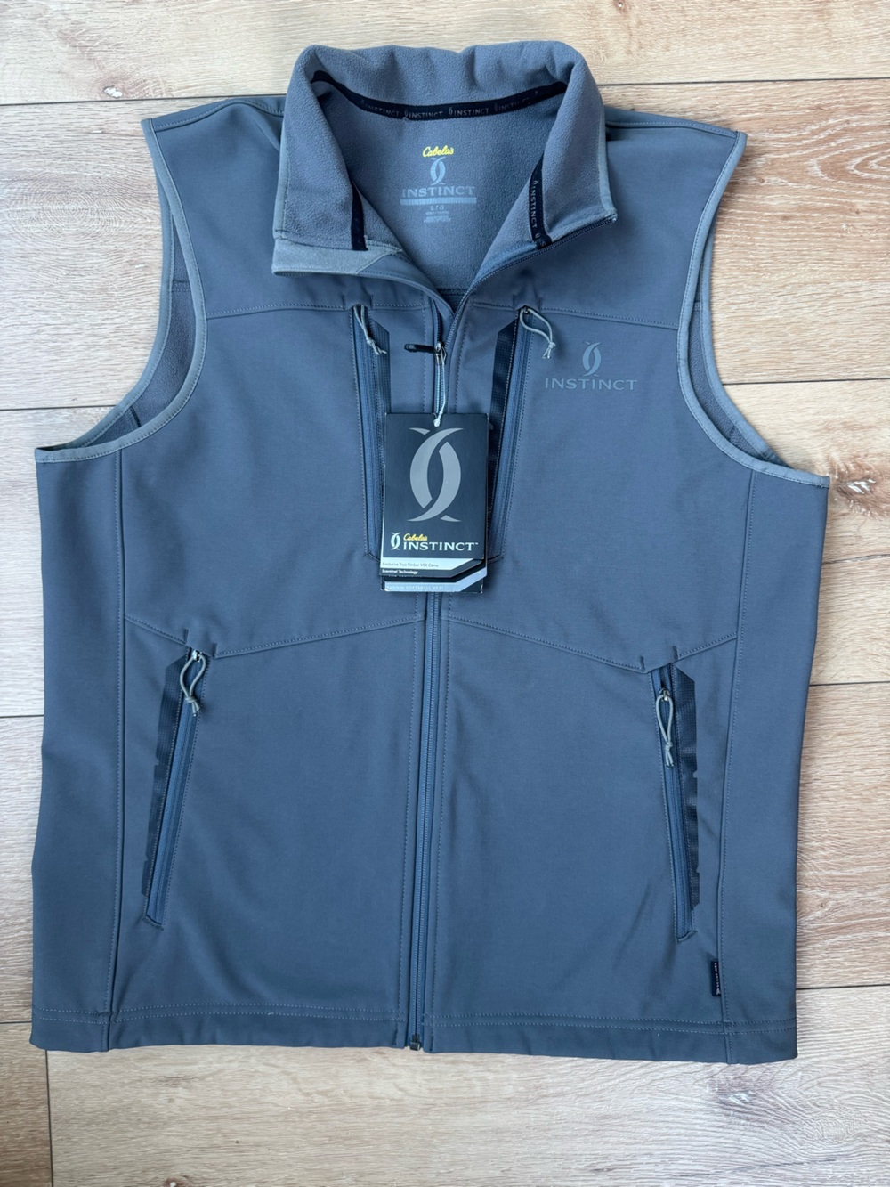 Cabela's Instinct Men's Gray Softshell Vest